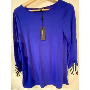 Cable & Gauge - NWT Blue Blouse, Small